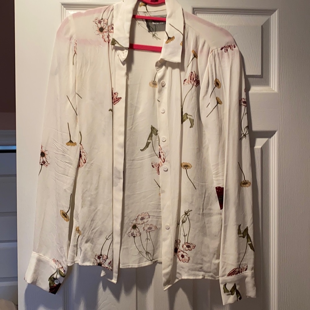 Reformation button up shirt